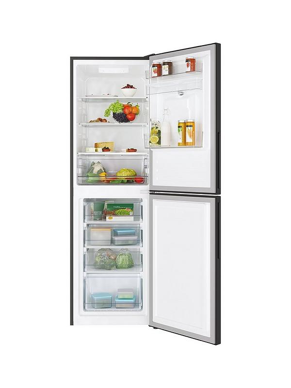 Candy CCT3L517EWBK-1 54.5cm Wide, Low Frost Fridge Freezer with non-plumbed Water Dispenser - Black - Image 2
